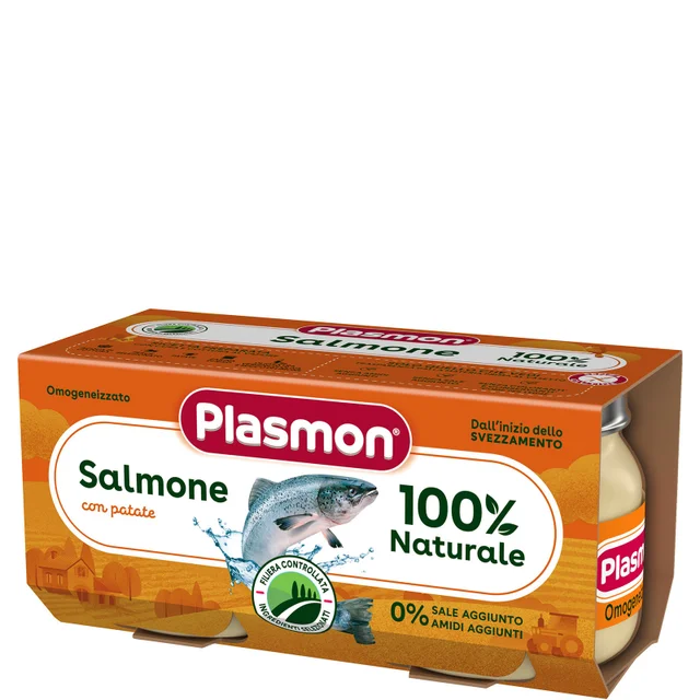 Omogeneizzato Pesce Salmone e Patate 4x80g