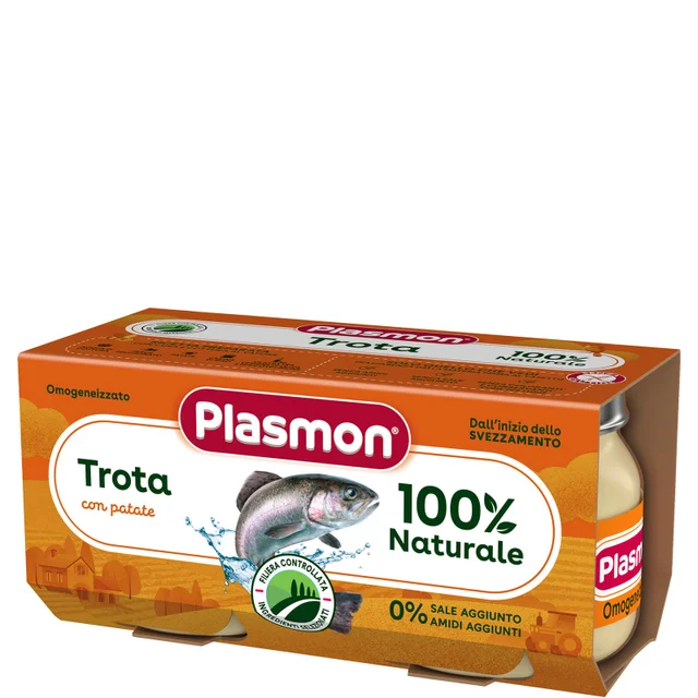 Omogeneizzato Pesce Trota e Patate 4x80g