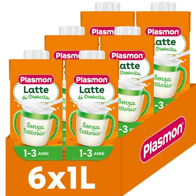 Latte di Crescita senza lattosio Alta digeribilità 12-36 mesi 6x1000ml
