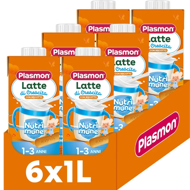 Latte di Crescita Nutri-mune con Biscotto 12-36 mesi 6x1000ml