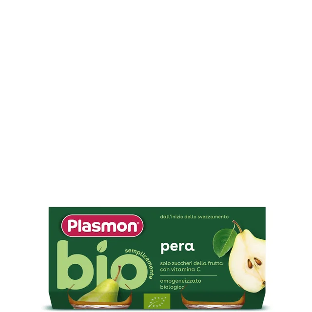 Omogeneizzato Biologico Frutta Pera, 3 confezioni da 2x80gr