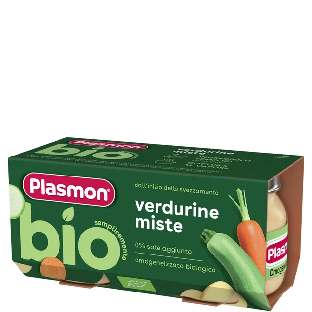 Omogeneizzato Biologico Verdurine Miste, 3 confezioni da 2x80g